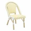Furniture of America Dakie Aluminum 3pc Patio Chair and Table Set in Yellow