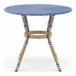 Furniture of America Reo French Aluminum Patio Counter Dining Table in Blue