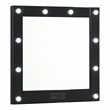Furniture of America Lita Contemporary Wood Vanity Chest with Mirror in Black