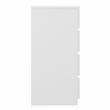 Furniture of America Lita Contemporary Wood Vanity Chest with Mirror in White