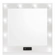 Furniture of America Lita Contemporary Wood Vanity Chest with Mirror in White
