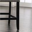 Furniture of America Iceland Fabric Upholstered Counter Chair in Gray (Set of 2)