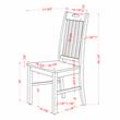 Furniture of America Kadda Wood Dining Chair in Antique White (Set of 2)