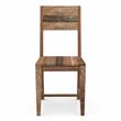 Furniture of America Pluto Solid Wood Dining Chair in Natural Tone (Set of 2)