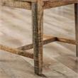 Furniture of America Pluto Solid Wood Dining Chair in Natural Tone (Set of 2)