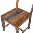 Furniture of America Pluto Solid Wood Dining Chair in Natural Tone (Set of 2)