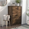 Furniture of America Kodo Rustic Wood 5-Drawer Chest in Walnut