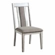 Furniture of America Fie Rustic Solid Wood 7-Piece Dining Table Set in White