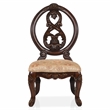 Furniture of America Roo Solid Wood Padded Side Chair in Cherry (Set of 2)