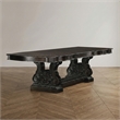 Furniture of America Lido Traditional Wood Expandable Dining Table in Walnut