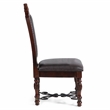 Furniture of America Exa Wood Padded Side Chair in Brown Cherry (Set of 2)