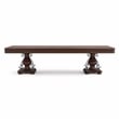 Furniture of America Exa Traditional Wood Expandable Dining Table in Cherry