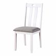 Furniture of America Zinia Transitional Wood 5-Piece Dining Table Set in White