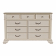 Furniture of America Charo Traditional Wood 9-Drawer Dresser in Antique White