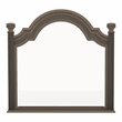 Furniture of America Charo Traditional Wood Framed Mirror in Gray
