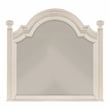 Furniture of America Charo Traditional Wood Framed Mirror in Antique White