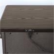Furniture of America Charo Wood 2-Drawer Nightstand with USB Port in Gray