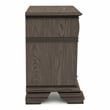 Furniture of America Charo Wood 2-Drawer Nightstand with USB Port in Gray