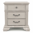 Furniture of America Charo Wood 2-Drawer Nightstand with USB Port in White
