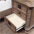 Furniture of America Racha Transitional Wood 3-Drawer Nightstand in Natural Tone