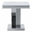 Furniture of America Mersa Glam Metal 3-Piece Coffee Table Set in Chrome