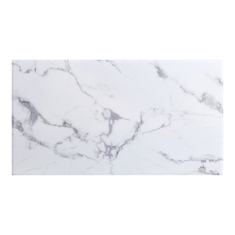 Furniture of America Mersa Glam Metal 3-Piece Coffee Table Set in Chrome