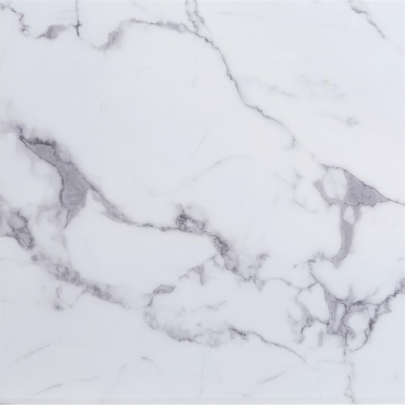 Furniture of America Mersa Glam Metal Pedestal End Table in Chrome