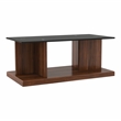 Furniture of America Thame Contemporary Wood Coffee Table in Dark Walnut