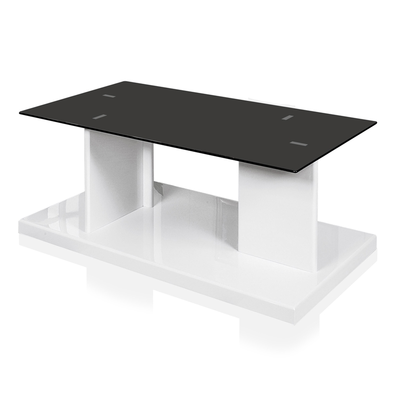 Furniture of America Thame Contemporary Wood Coffee Table in White