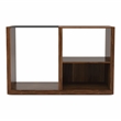 Furniture of America Trice Contemporary Wood 3-Shelf Console Table in Walnut