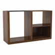Furniture of America Trice Contemporary Wood 3-Shelf Console Table in Walnut