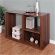 Furniture of America Trice Contemporary Wood 3-Shelf Console Table in Walnut