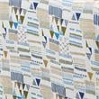 Furniture of America Eland Contemporary Fabric Upholstered Chair in Multi-Color