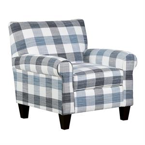 furniture of america graw stripe fabric upholstered chair in multi-color