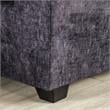 Furniture of America Matlo Contemporary Fabric 2-Piece Sofa Set in Charcoal