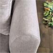 Furniture of America Argan Contemporary Fabric 2-Piece Sofa Set in Gray