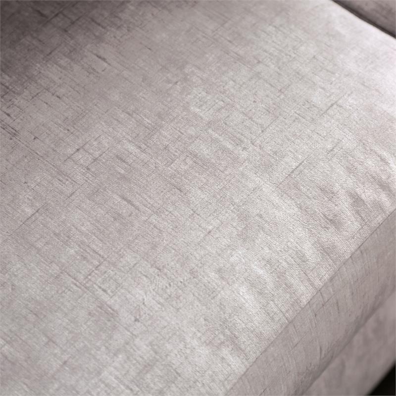 Furniture of America Argan Contemporary Fabric Upholstered Loveseat in Gray