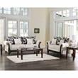 Furniture of America Kelte Traditional Chenille Upholstered Loveseat in Gray