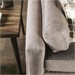 Furniture of America Horst Contemporary Fabric L-Shaped Sectional in Light Gray