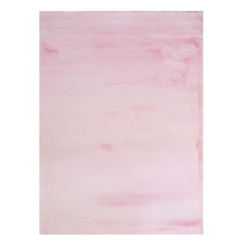 Furniture of America Munsy Contemporary Fabric 5'x7' Area Rug in Pink