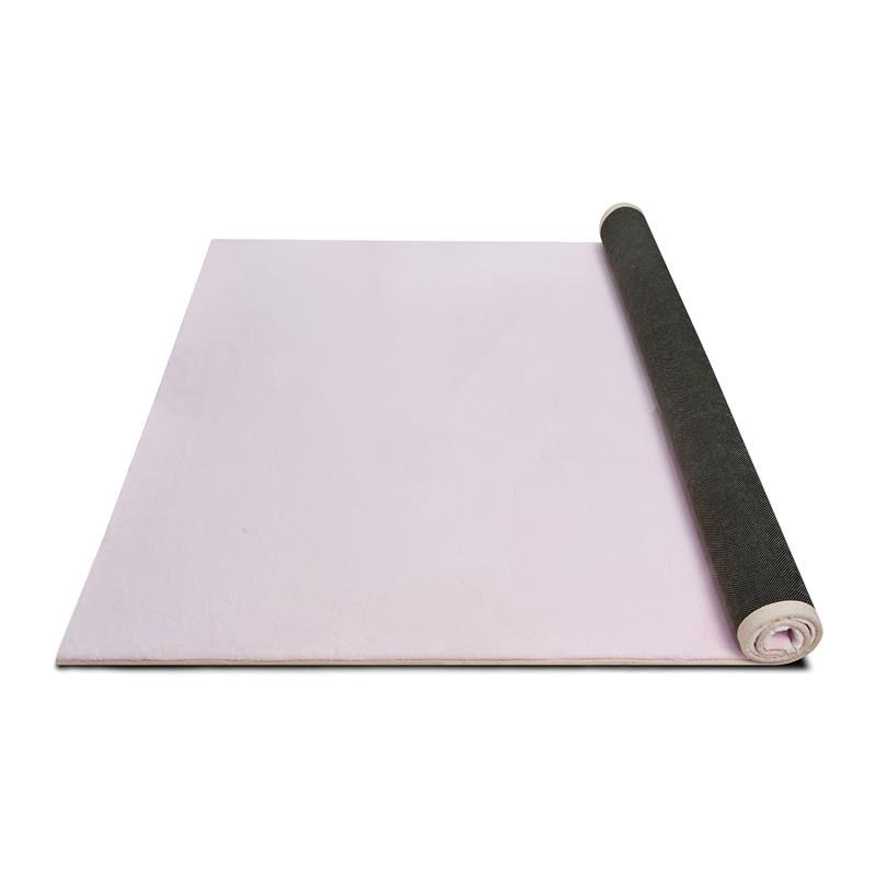 Furniture of America Munsy Contemporary Fabric 5'x7' Area Rug in Pink