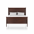 Furniture of America Jussy Transitional Solid Wood King Sleigh Bed in Cherry