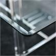 Furniture of America Hartly Contemporary Metal 5-Piece Dining Table Set in Black
