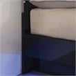 FOA Malva 6pc Black Wood Bedroom Set-Queen+2 Nightstands+Chest+Dresser+Mirror