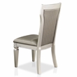 Furniture of America Melaj Wood Tufted Side Chair in Champagne Gold (Set of 2)
