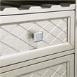 Furniture of America Melaj Wood Multi-Storage Dining Server in Champagne Gold