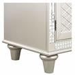 Furniture of America Melaj Wood Multi-Storage Dining Server in Champagne Gold
