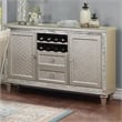 Furniture of America Melaj Wood Multi-Storage Dining Server in Champagne Gold