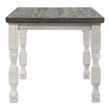 Furniture of America Treon Wood Rectangle Counter Dining Table in Antique White