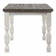 Furniture of America Treon Wood 7-Piece Counter Dining Set in Antique White